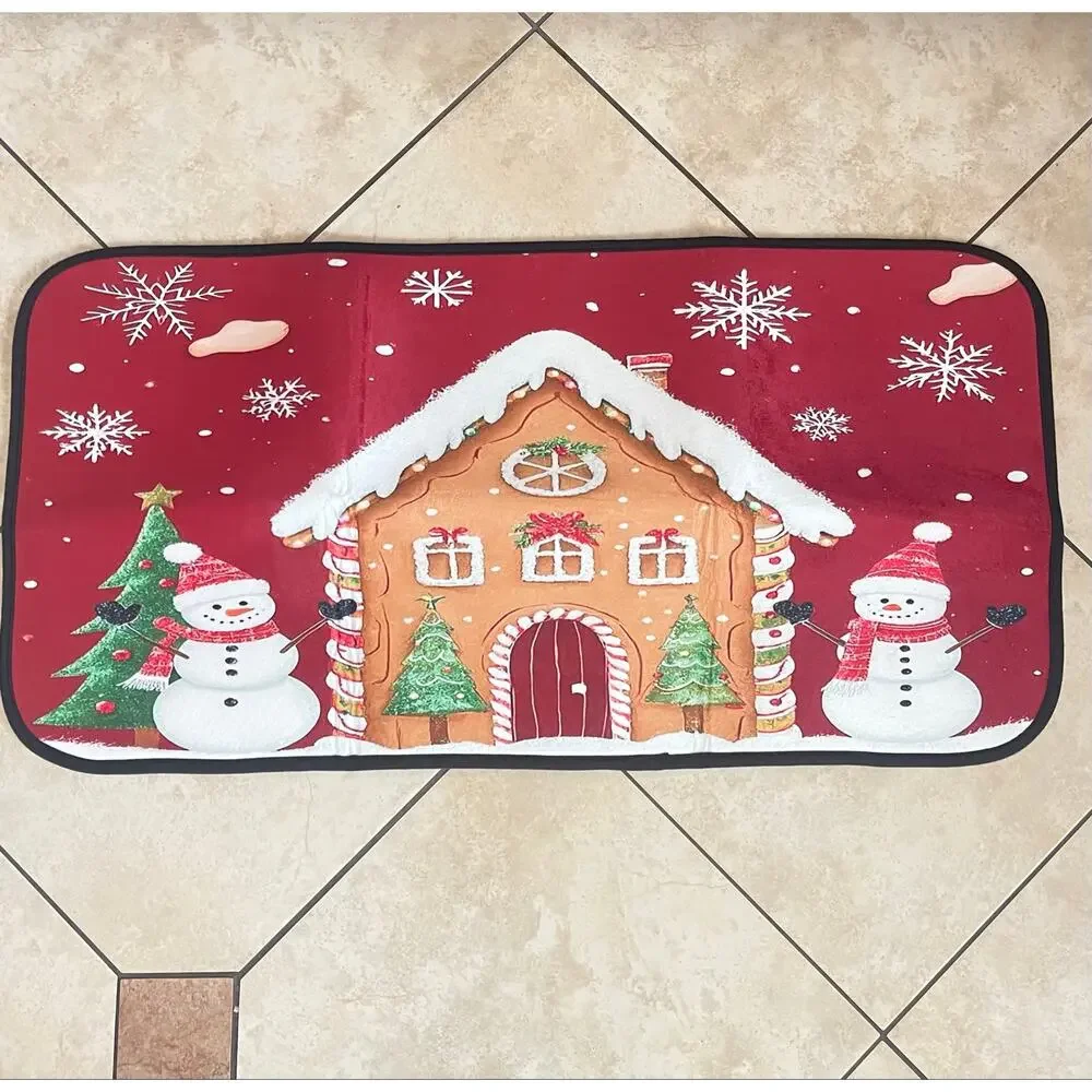 Christmas Winter Kitchen Rug 20 X 39”